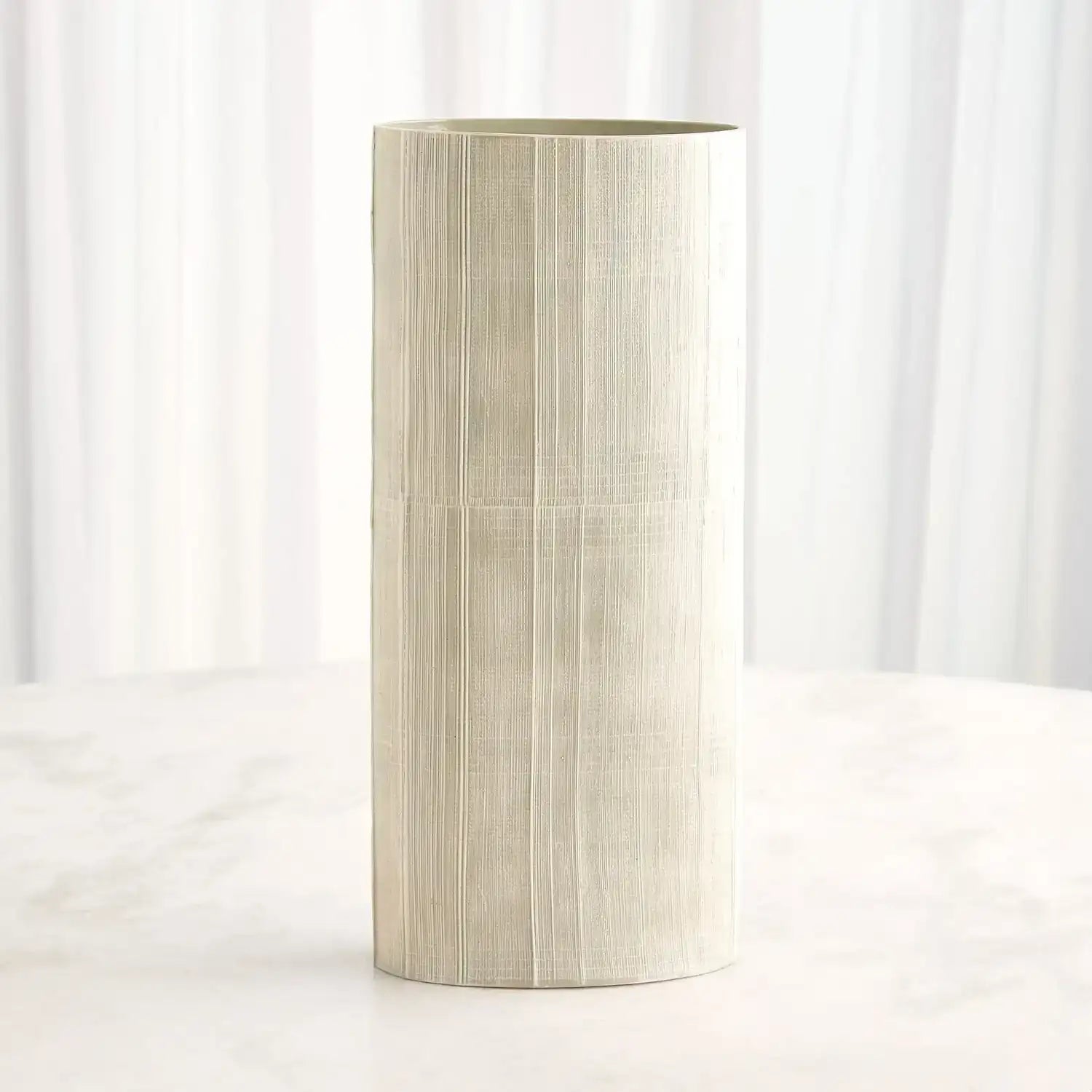 GLOBAL VIEWS CROSS HATCH VASE - Decorative Accents