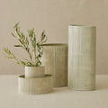 GLOBAL VIEWS CROSS HATCH VASE - Decorative Accents