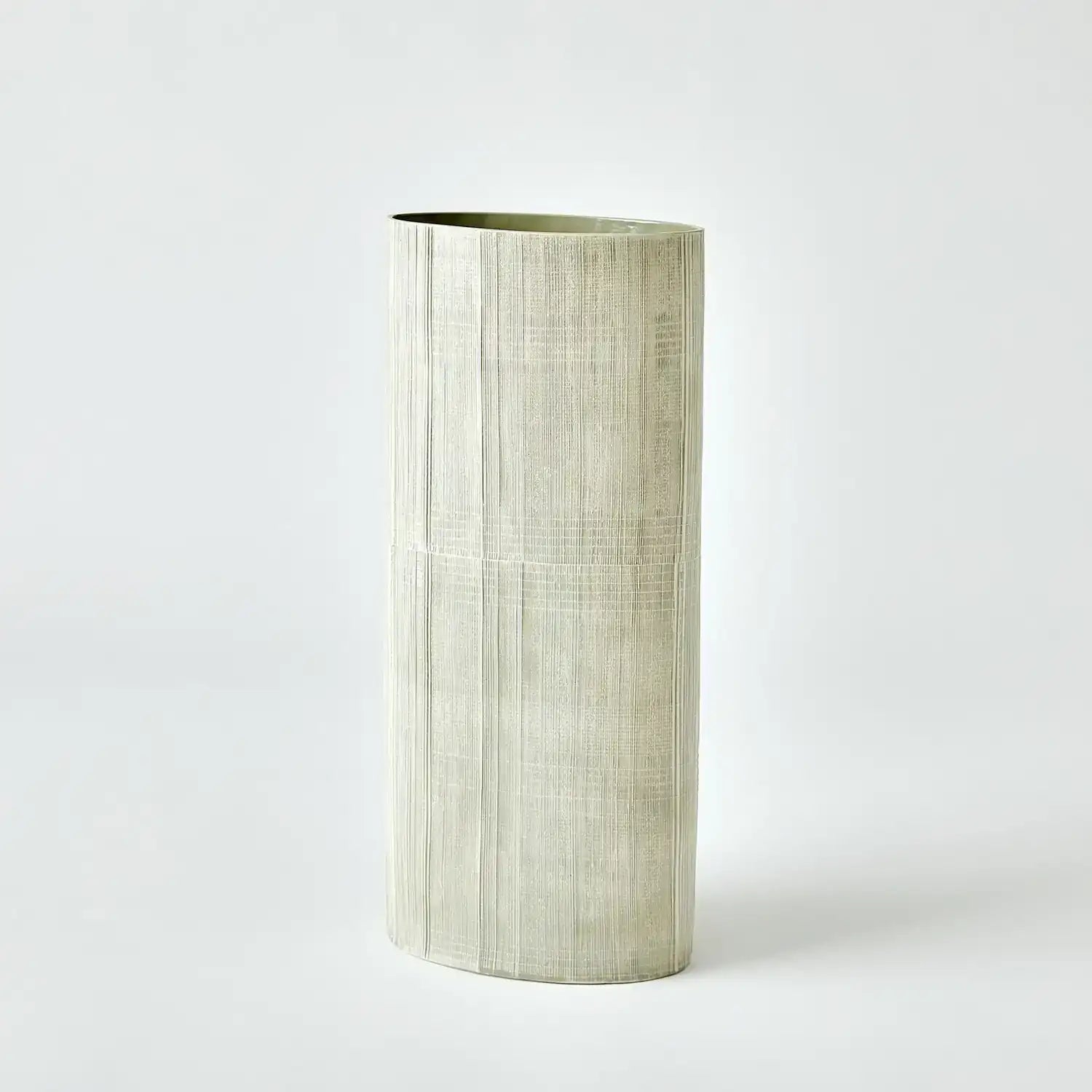 GLOBAL VIEWS CROSS HATCH VASE - Decorative Accents