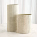 GLOBAL VIEWS CROSS HATCH VASE - Decorative Accents