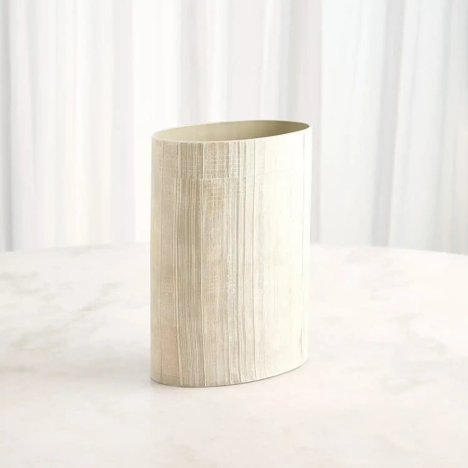 GLOBAL VIEWS CROSS HATCH VASE - Decorative Accents