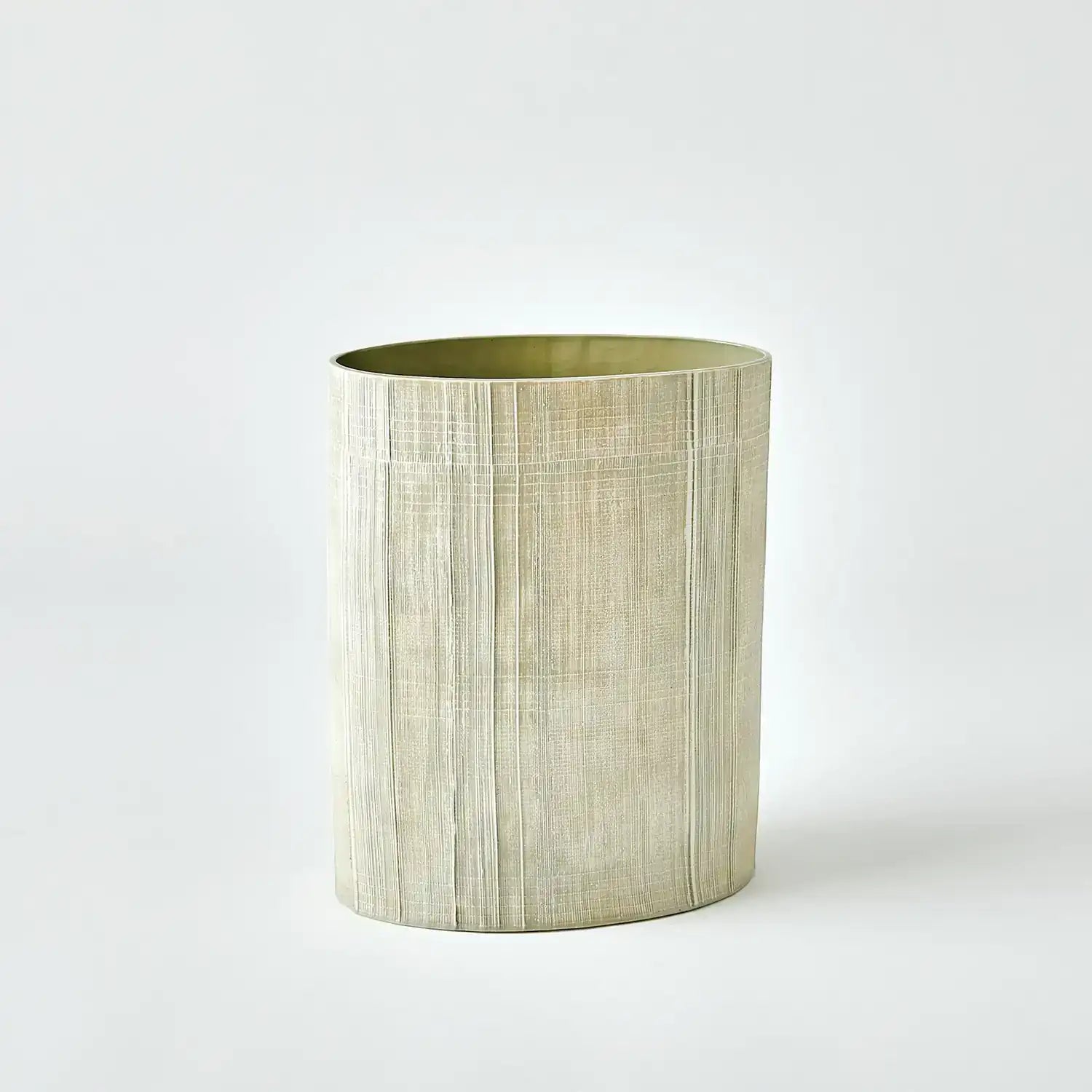 GLOBAL VIEWS CROSS HATCH VASE - Decorative Accents