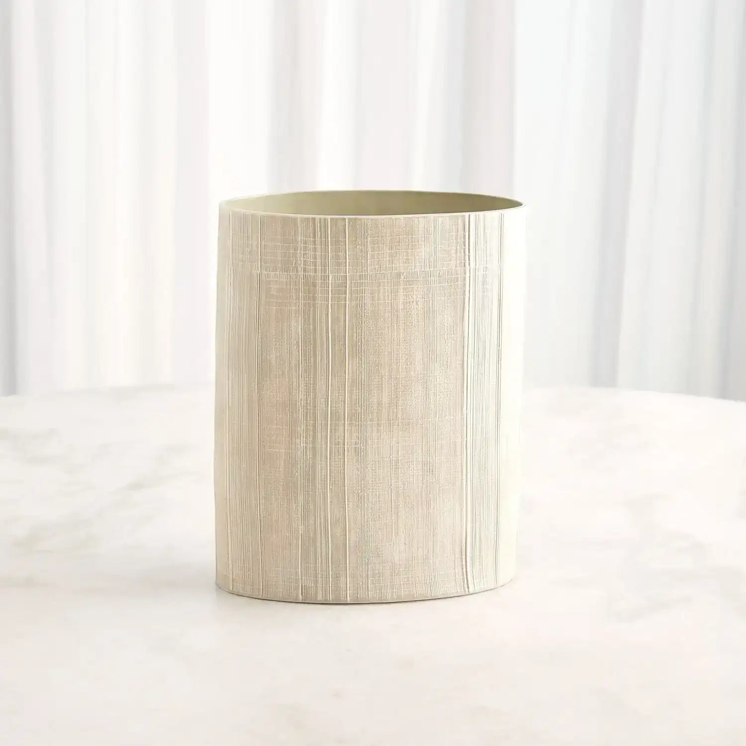 GLOBAL VIEWS CROSS HATCH VASE - Decorative Accents