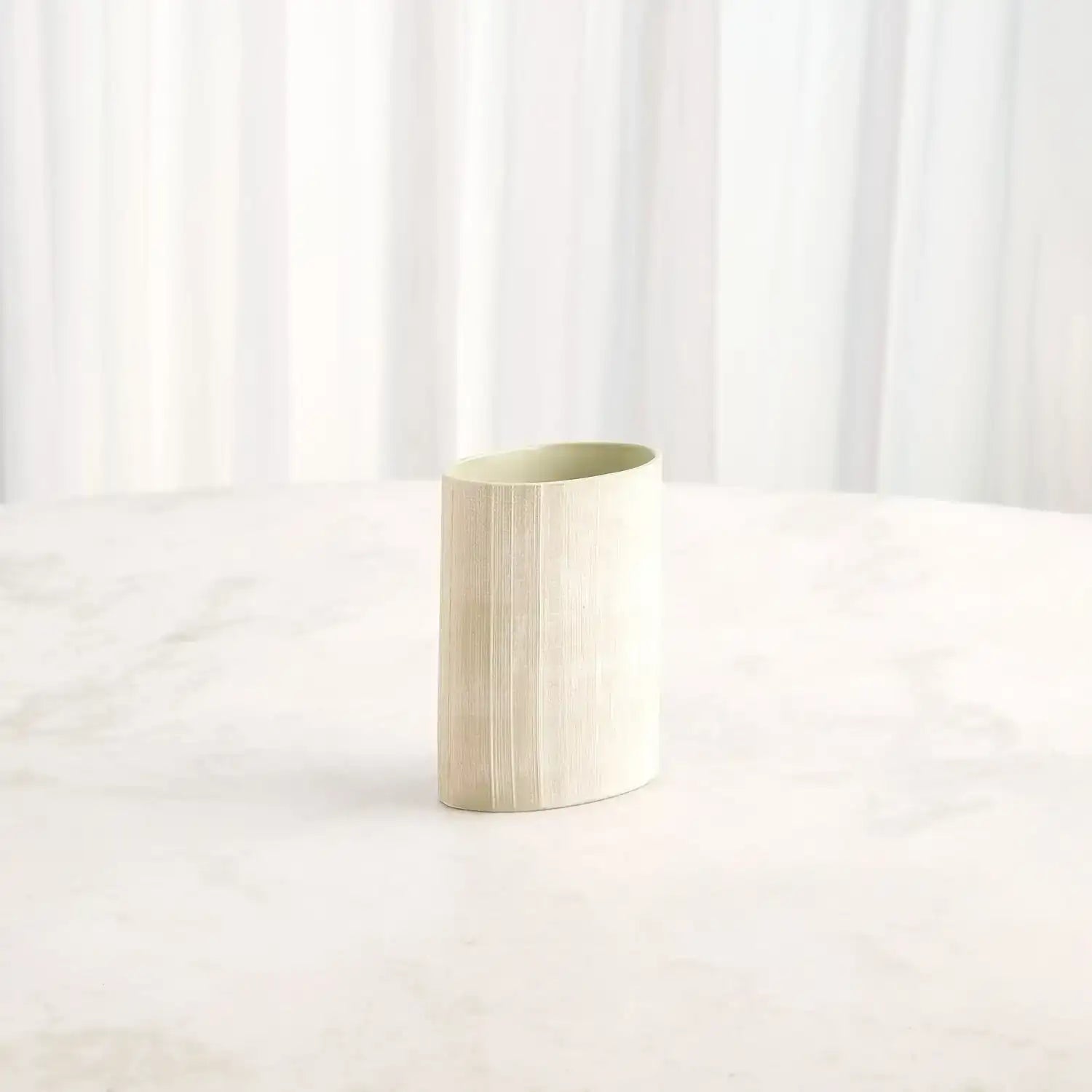 GLOBAL VIEWS CROSS HATCH VASE - Decorative Accents