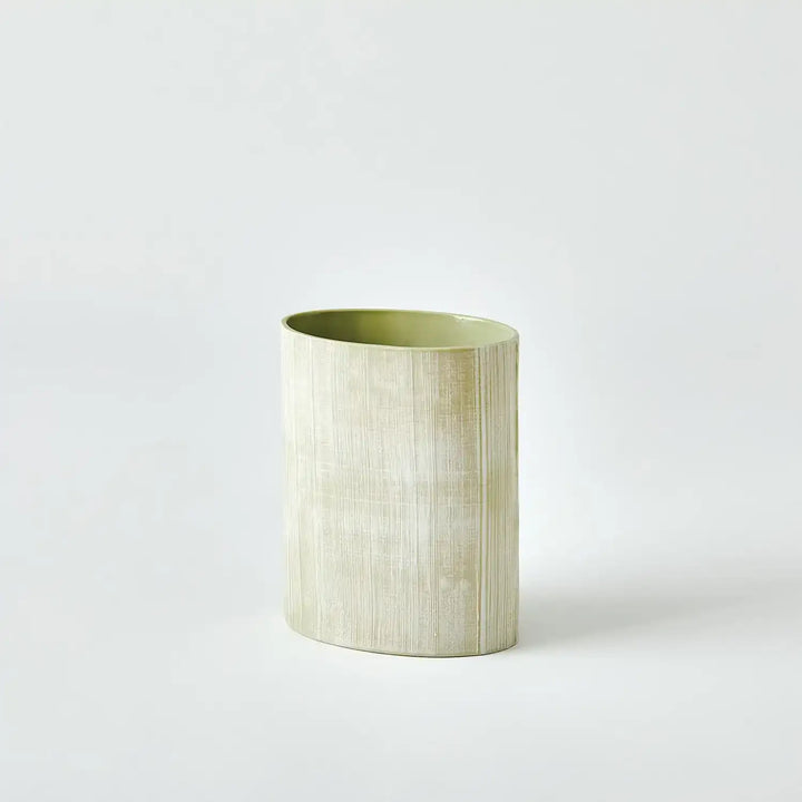 GLOBAL VIEWS CROSS HATCH VASE - Decorative Accents