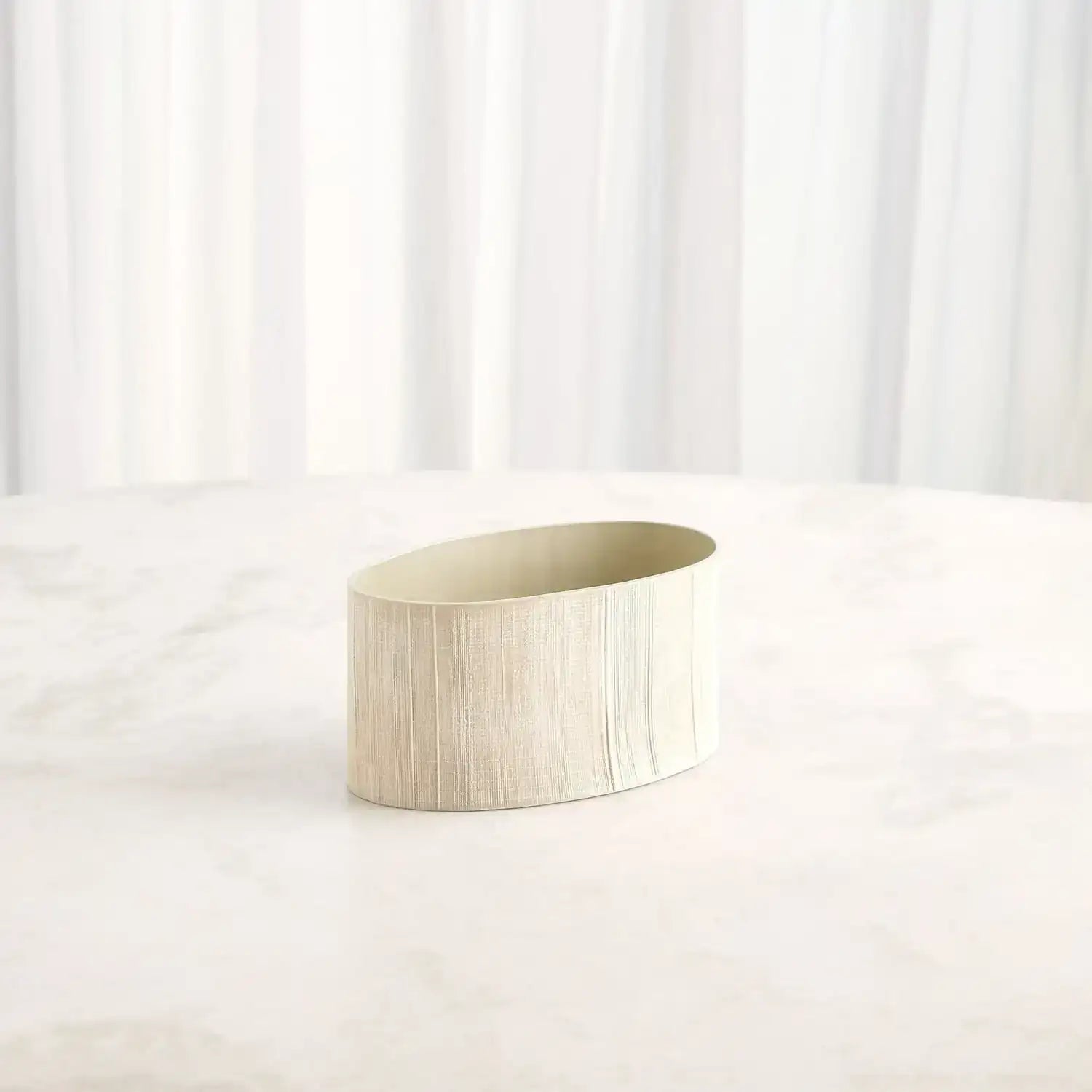 GLOBAL VIEWS CROSS HATCH COMPOTE - Decorative Accents