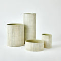 GLOBAL VIEWS CROSS HATCH COMPOTE - Decorative Accents