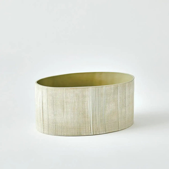 GLOBAL VIEWS CROSS HATCH COMPOTE - Decorative Accents