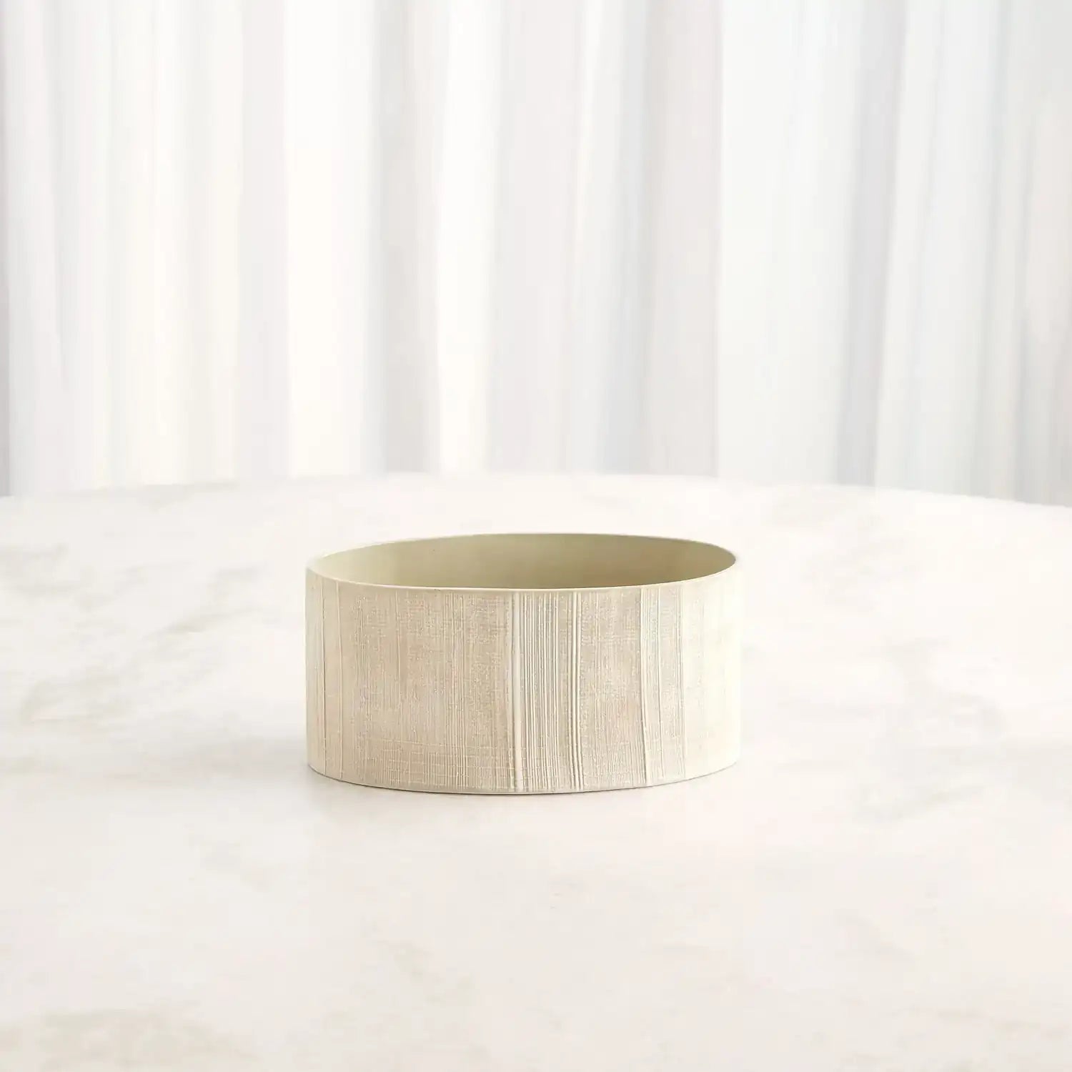GLOBAL VIEWS CROSS HATCH COMPOTE - Decorative Accents