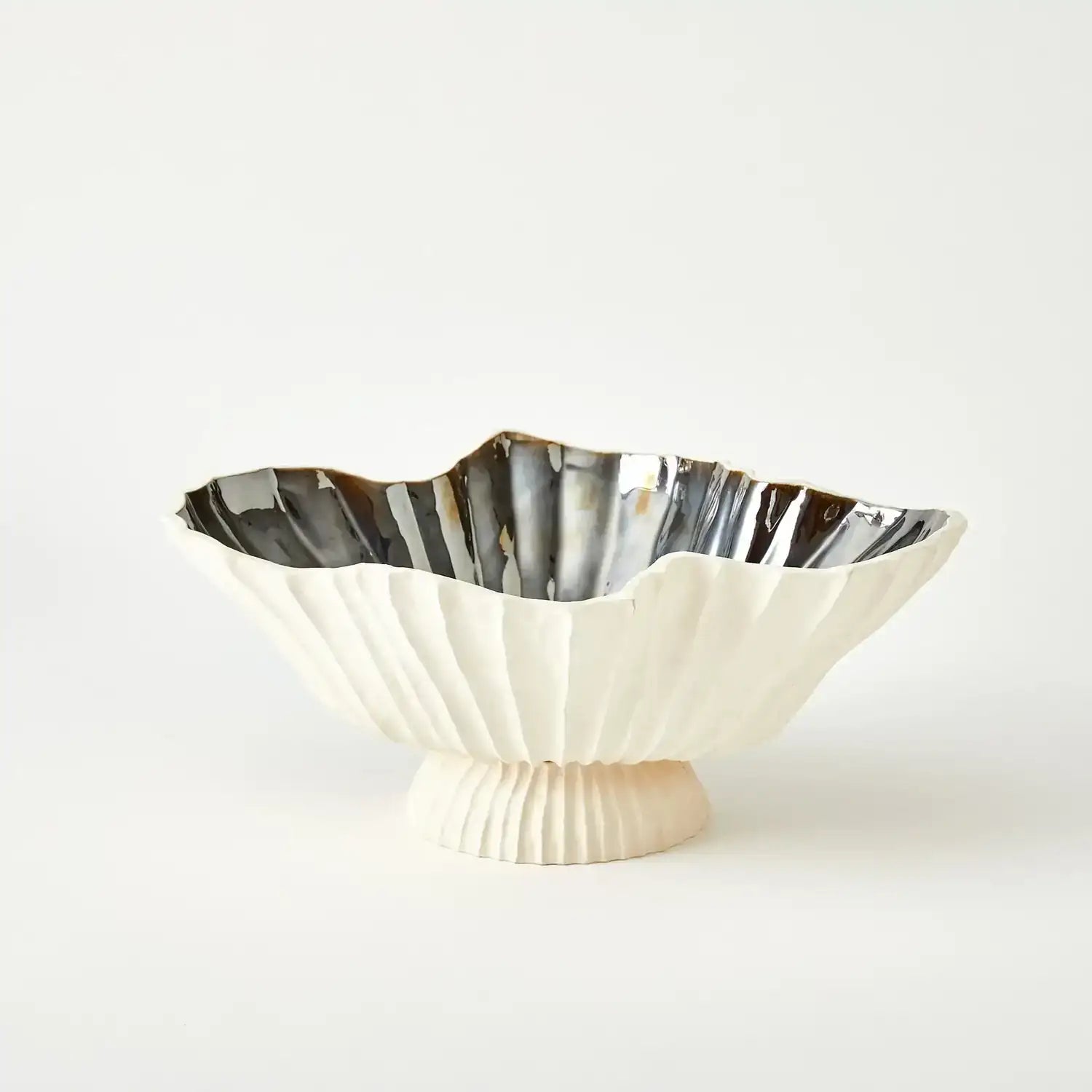 GLOBAL VIEWS FOLHA FOOTED BOWL - Decorative Accents
