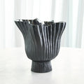 GLOBAL VIEWS FOLHA FOOTED VASE - Decorative Accents