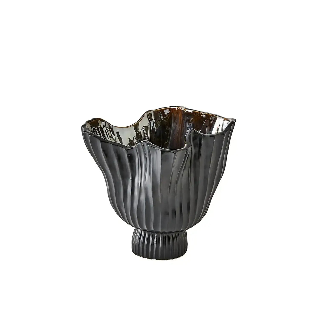 GLOBAL VIEWS FOLHA FOOTED VASE - Decorative Accents
