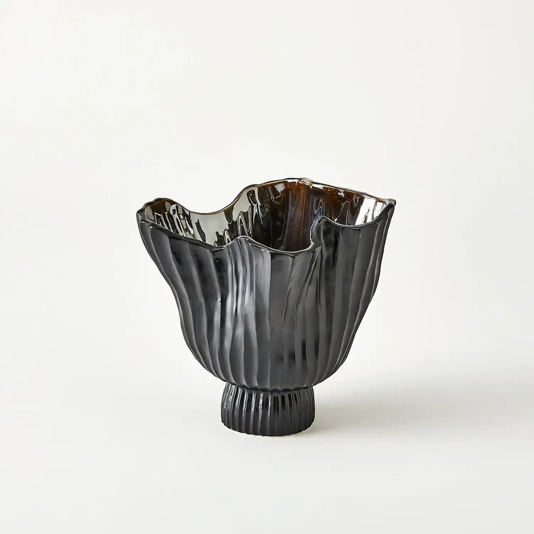 STUDIO A HOME FOLHA FOOTED VASE - Decorative Accents