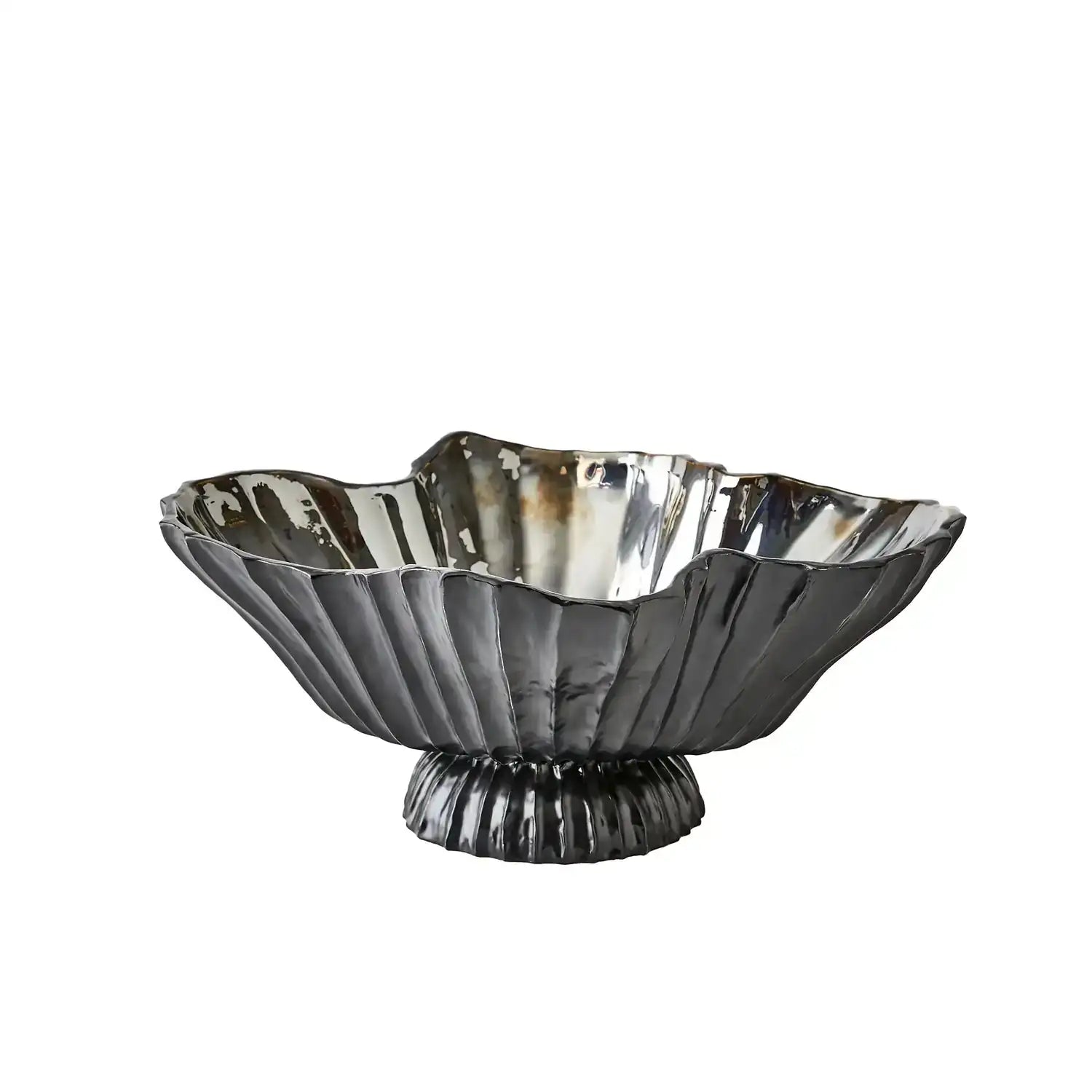 GLOBAL VIEWS FOLHA FOOTED BOWL - Decorative Accents