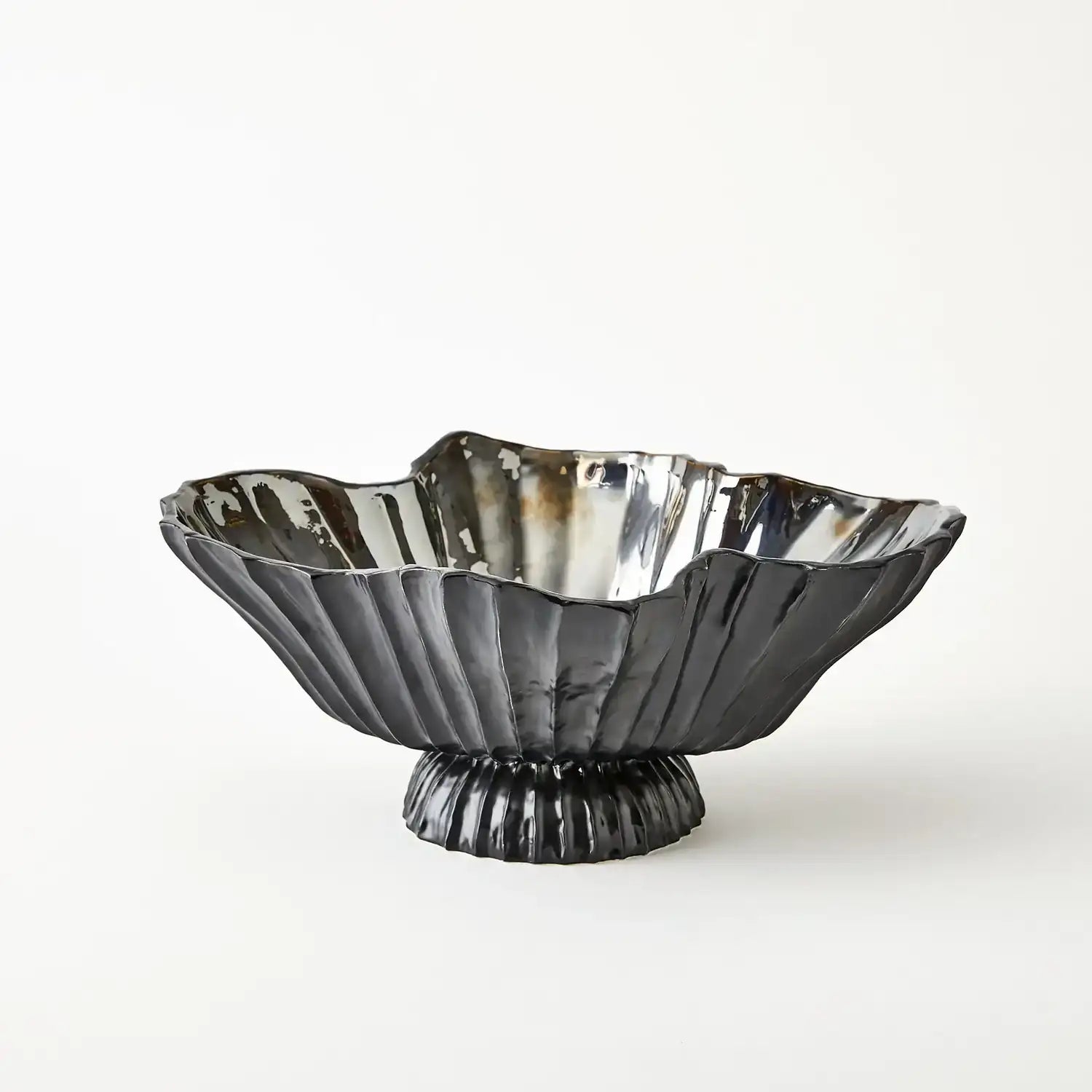 GLOBAL VIEWS FOLHA FOOTED BOWL - Decorative Accents