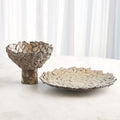 GLOBAL VIEWS PETALED PEDESTAL PLATE - Decorative Accents