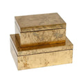 GLOBAL VIEWS LUXE GOLD LEAF BOX - Decorative Accents