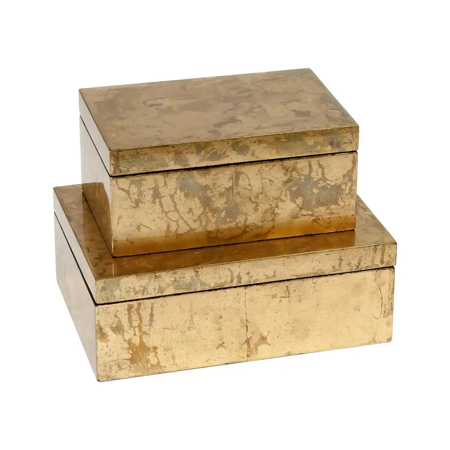 GLOBAL VIEWS LUXE GOLD LEAF BOX - Decorative Accents
