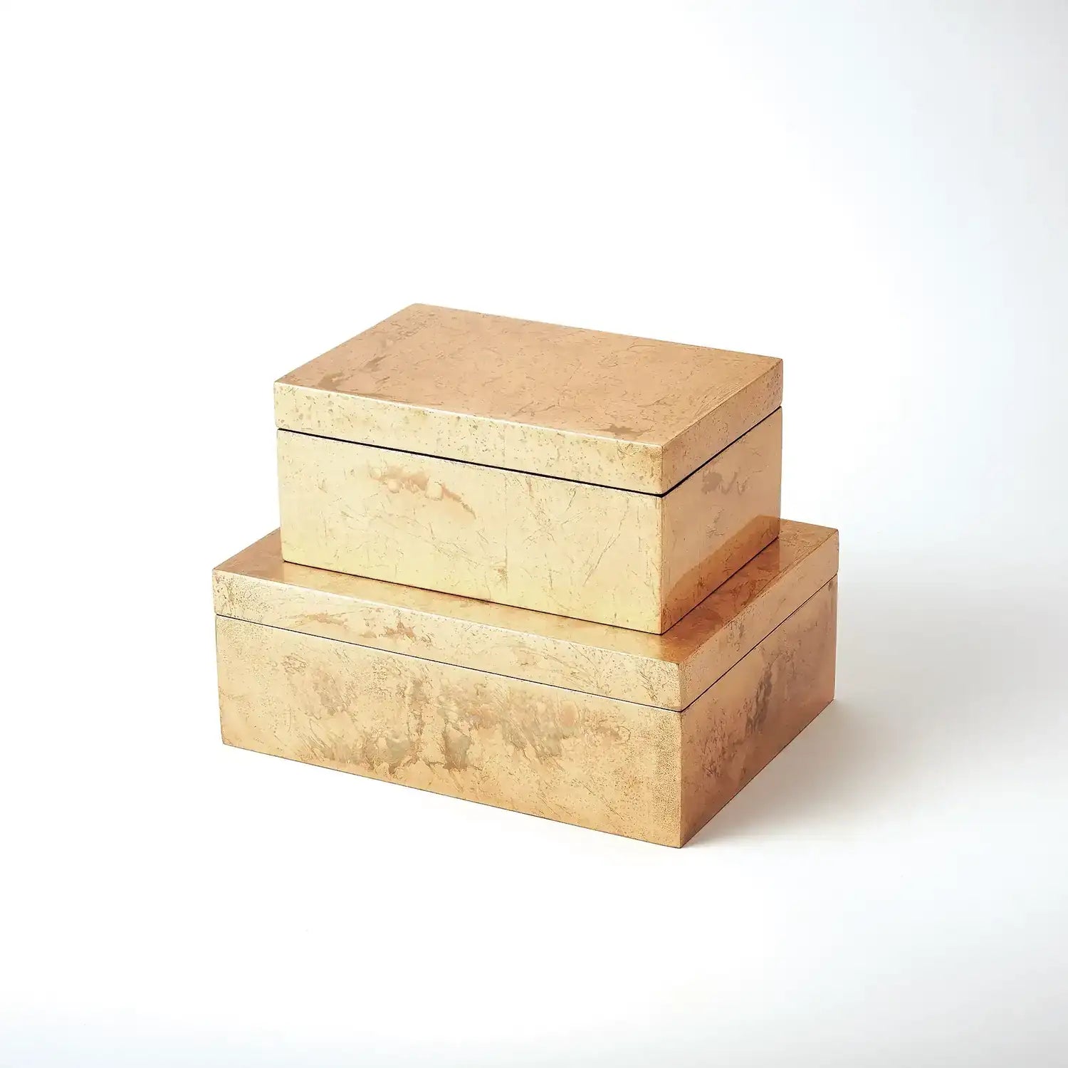 GLOBAL VIEWS LUXE GOLD LEAF BOX - Decorative Accents