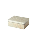 GLOBAL VIEWS CHAMPAGNE SILVER LEAF BOX - Decorative Accents