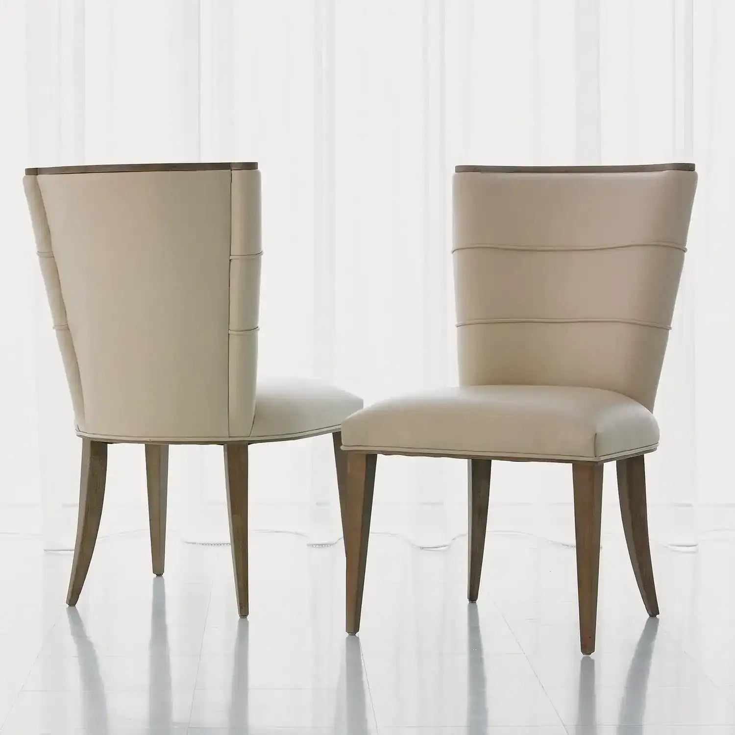 GLOBAL VIEWS ADELAIDE SIDE DINING CHAIR - Dinning Chairs