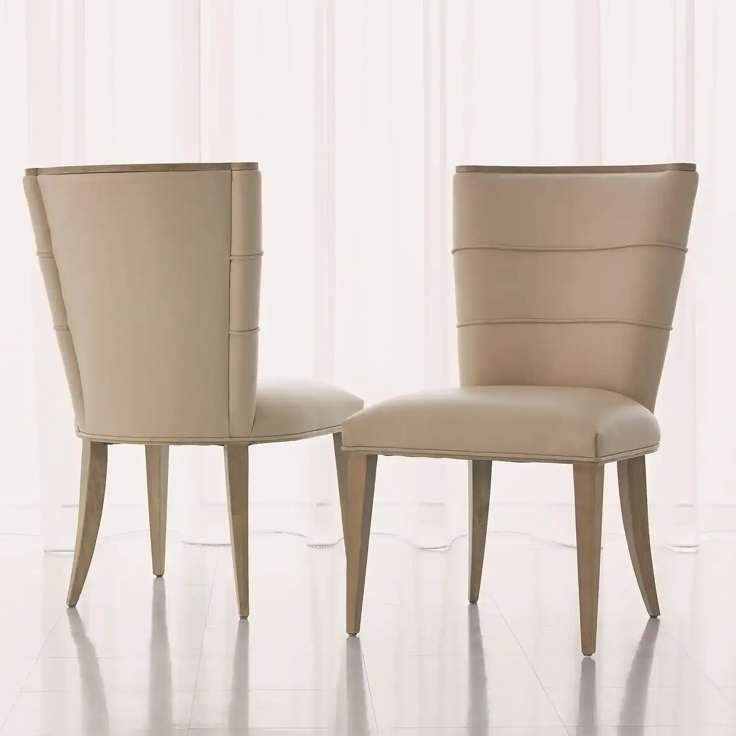 GLOBAL VIEWS ADELAIDE SIDE DINING CHAIR - Dinning Chairs
