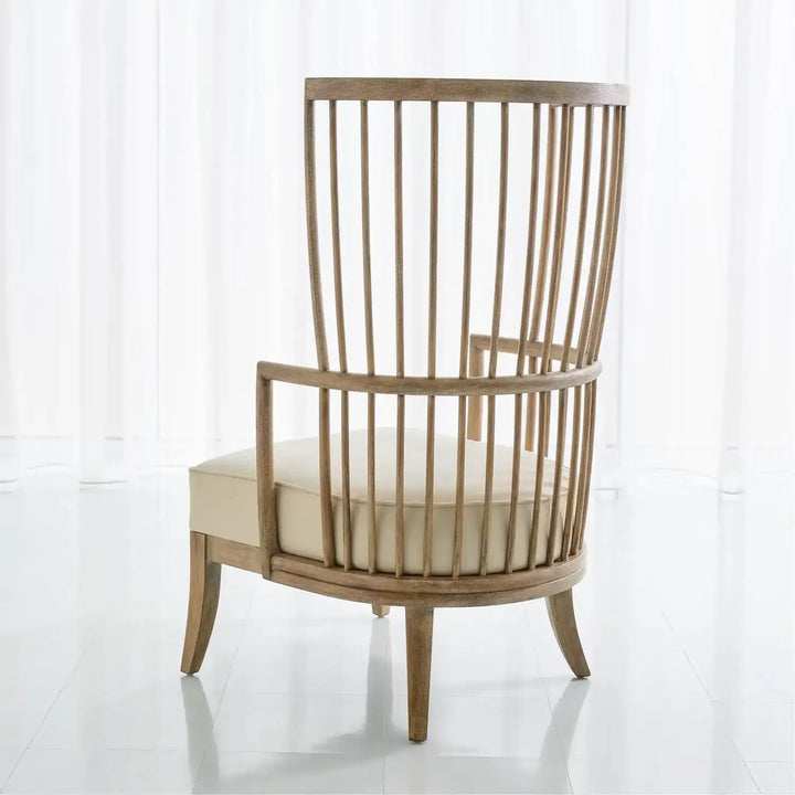 GLOBAL VIEWS SPINDLE WING CHAIR - Lounge