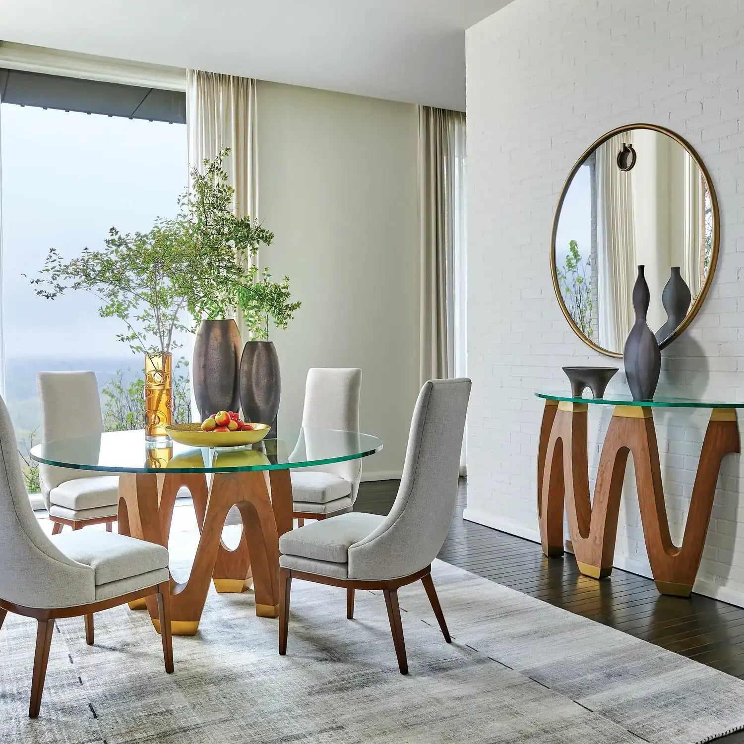 GLOBAL VIEWS WAVE DINING TABLE - Dinning Tables