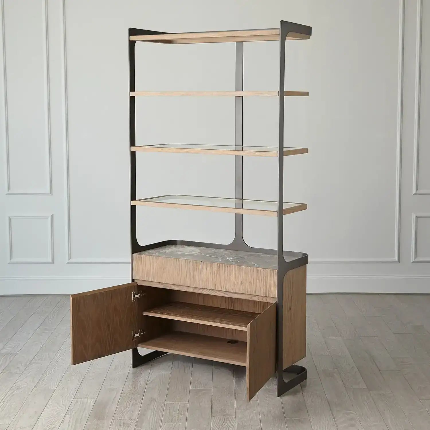 GLOBAL VIEWS ELEMENT ETAGERE - Cabinets & Bar