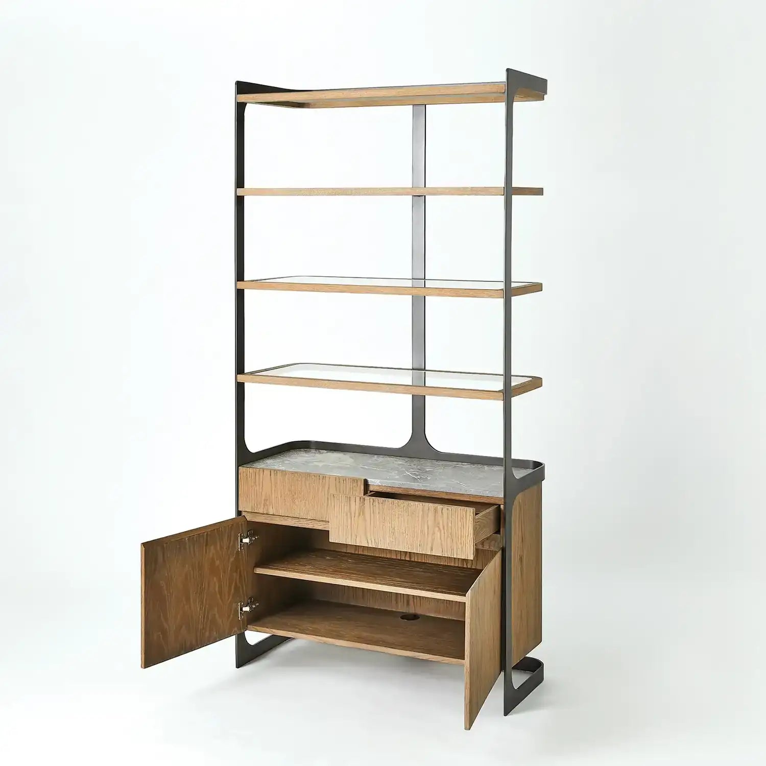 GLOBAL VIEWS ELEMENT ETAGERE - Cabinets & Bar