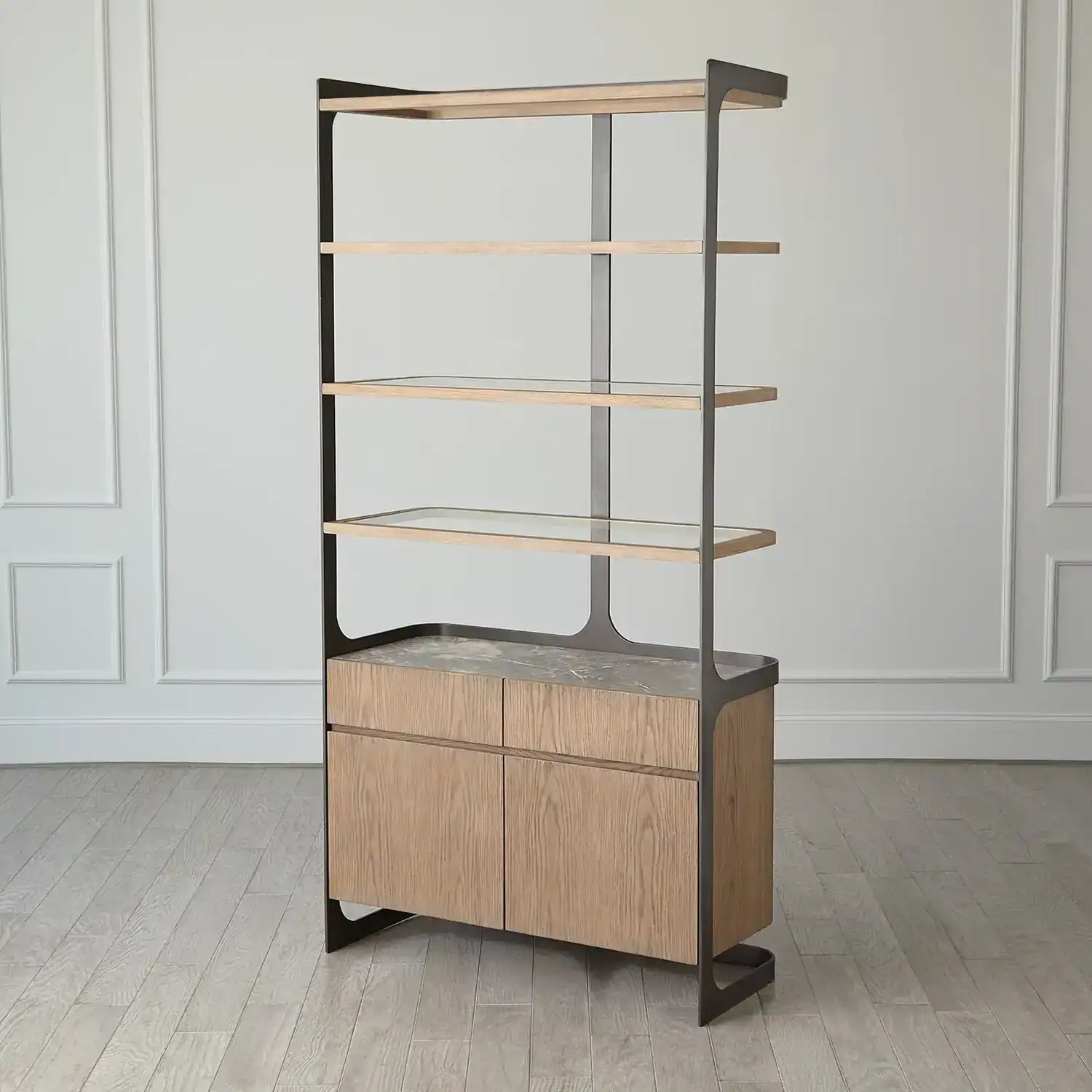 GLOBAL VIEWS ELEMENT ETAGERE - Cabinets & Bar