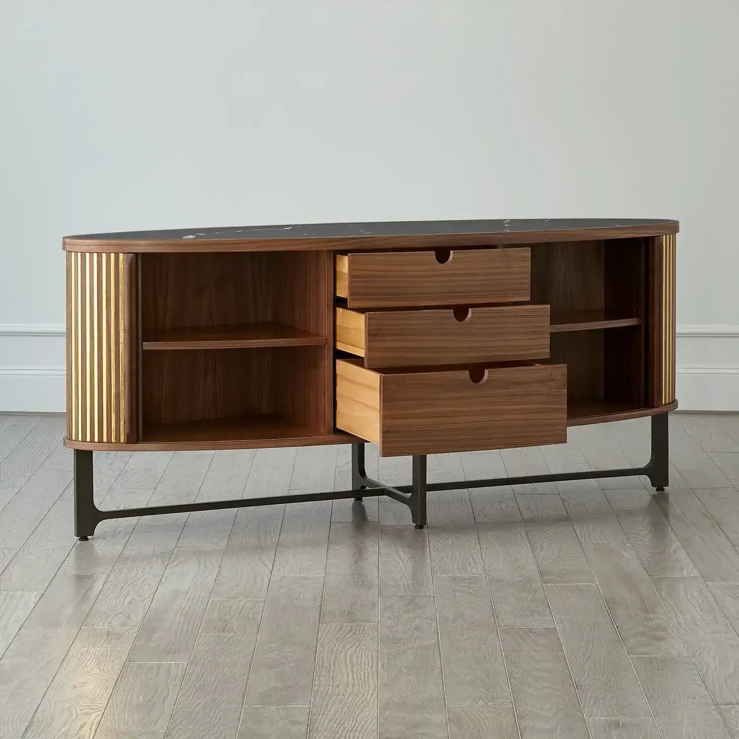 GLOBAL VIEWS CABRIOLET MEDIA CABINET - Cabinets & Bar