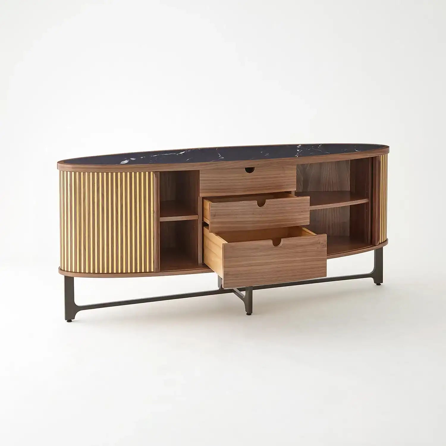 GLOBAL VIEWS CABRIOLET MEDIA CABINET - Cabinets & Bar