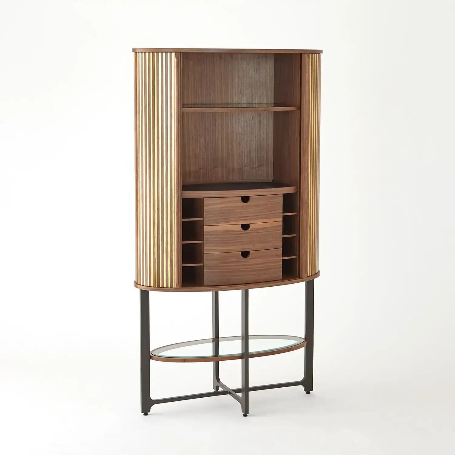 GLOBAL VIEWS CABRIOLET TALL CABINET - Cabinets & Bar