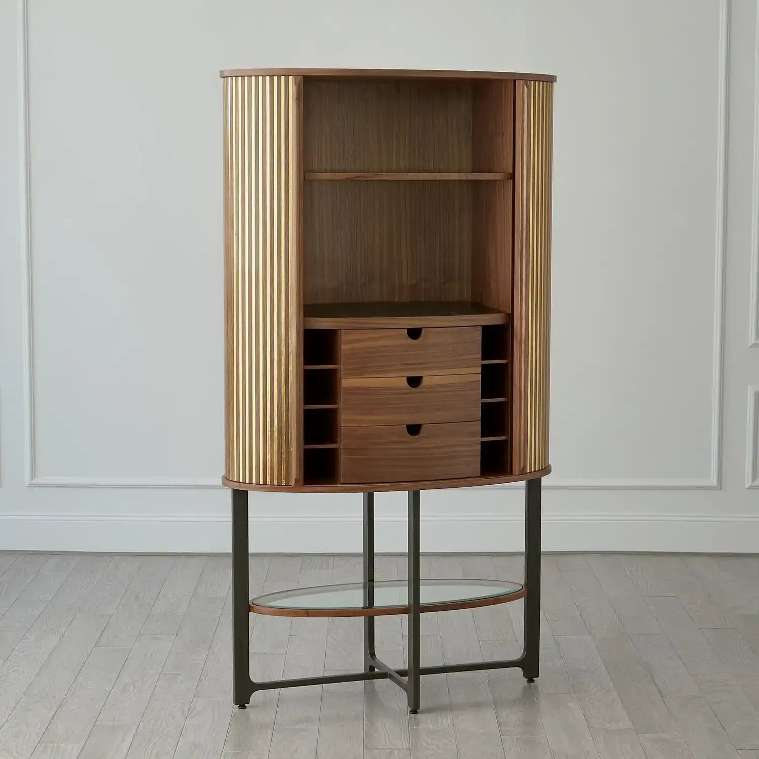 GLOBAL VIEWS CABRIOLET TALL CABINET - Cabinets & Bar