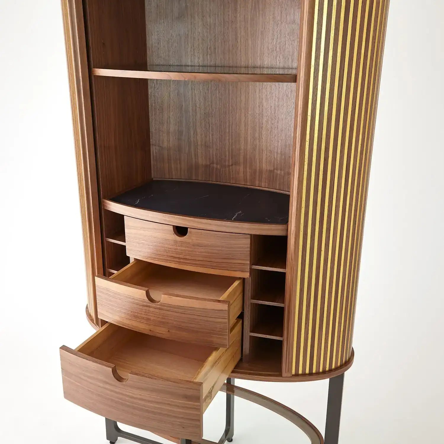 GLOBAL VIEWS CABRIOLET TALL CABINET - Cabinets & Bar