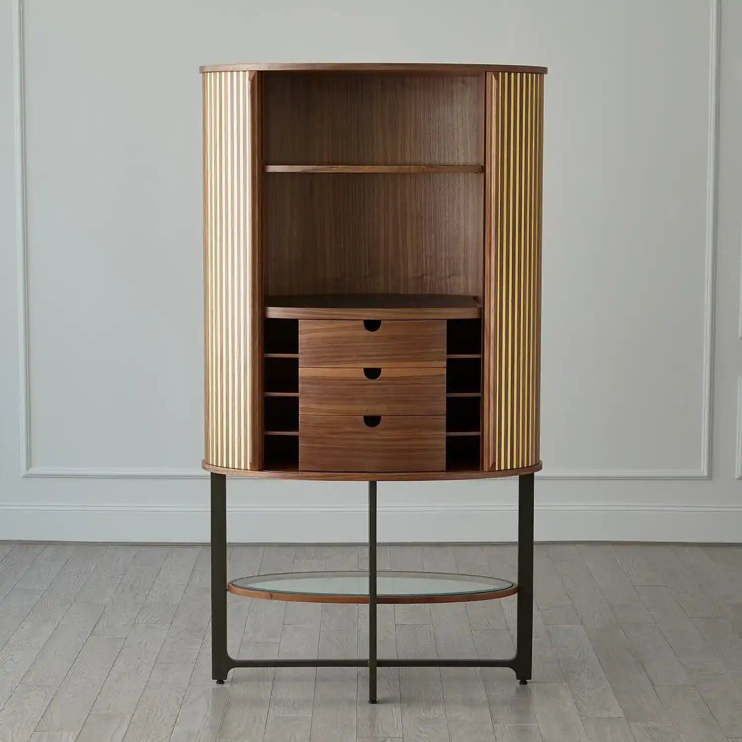 GLOBAL VIEWS CABRIOLET TALL CABINET - Cabinets & Bar