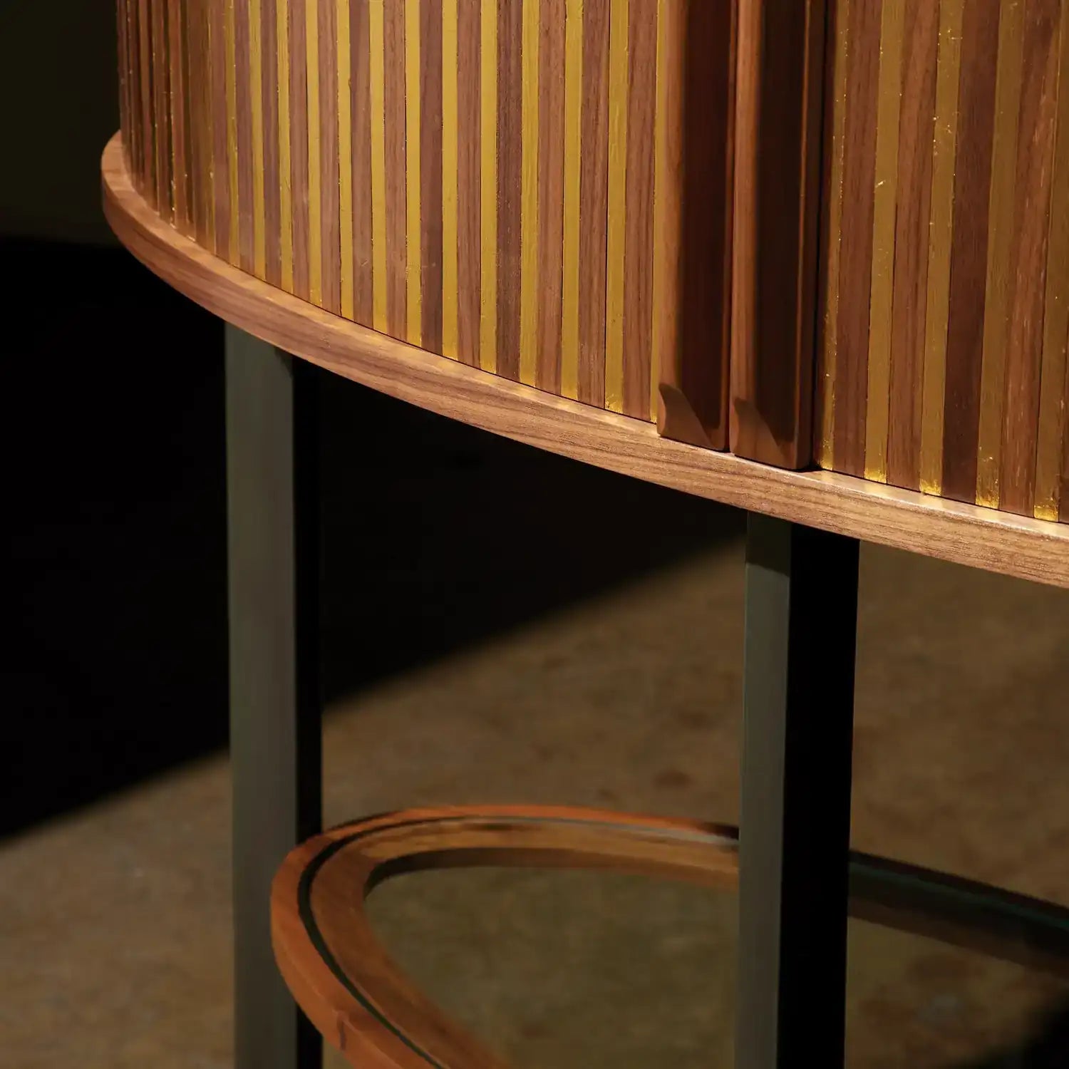 GLOBAL VIEWS CABRIOLET TALL CABINET - Cabinets & Bar