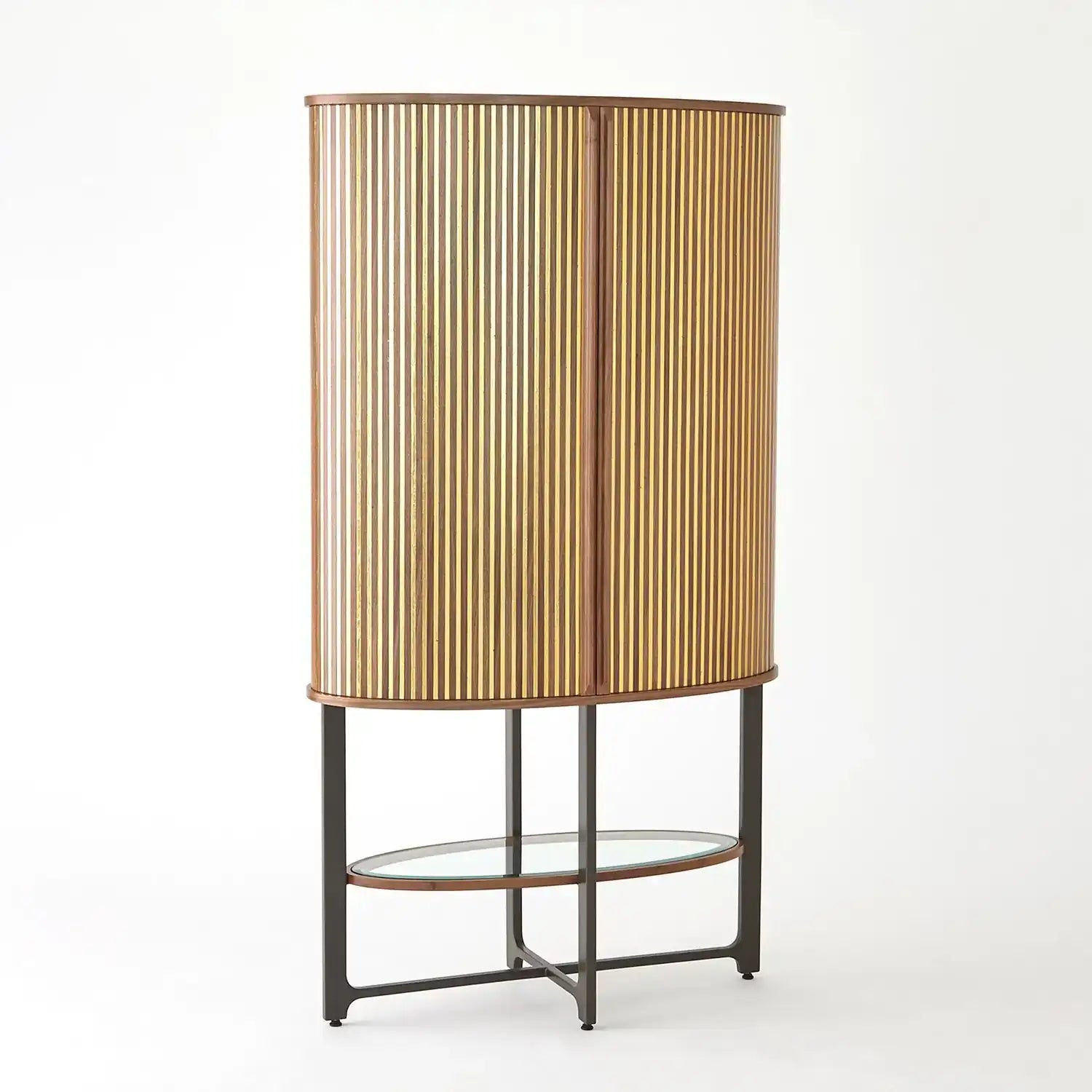 GLOBAL VIEWS CABRIOLET TALL CABINET - Cabinets & Bar