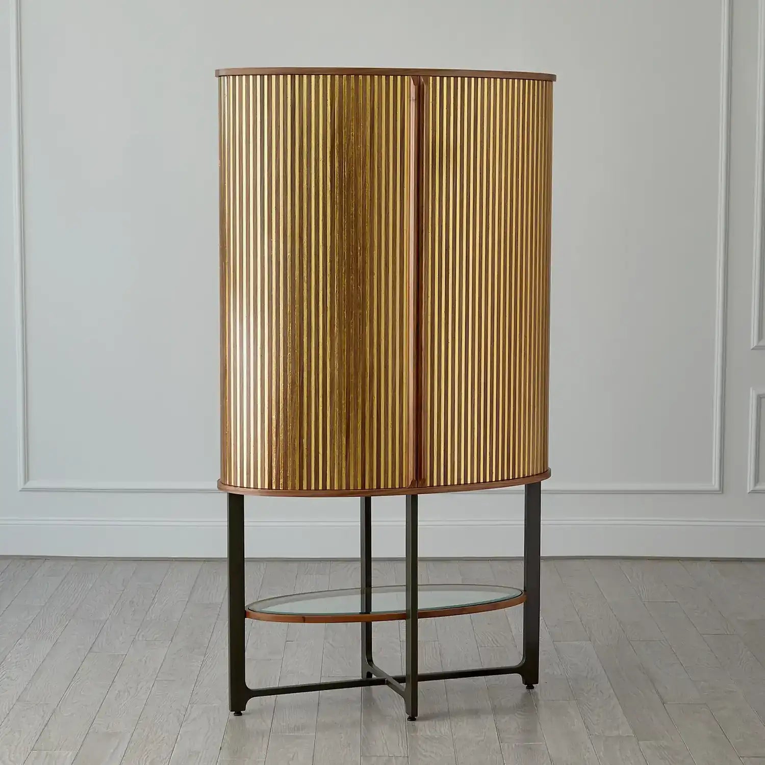 GLOBAL VIEWS CABRIOLET TALL CABINET - Cabinets & Bar