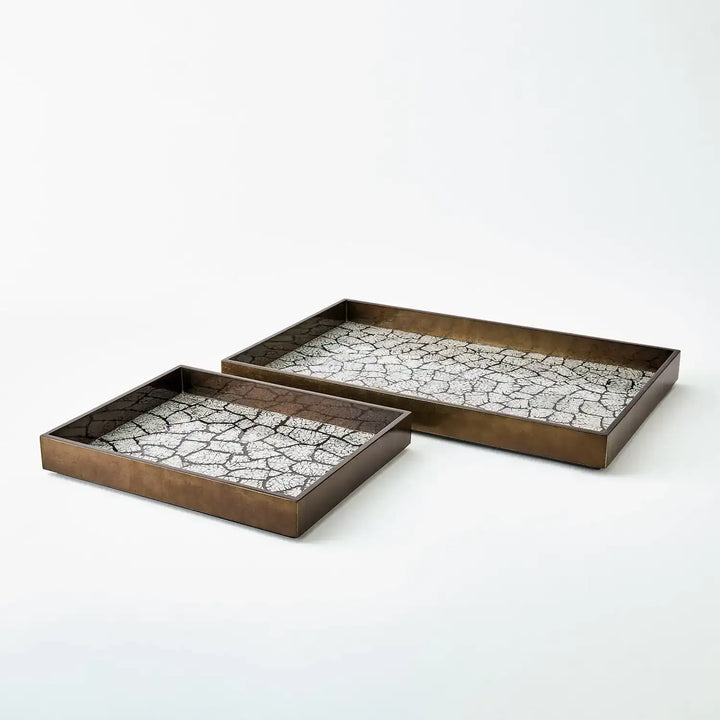 GLOBAL VIEWS EGGSHELL TRAY - Decorative Accents