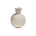 GLOBAL VIEWS FURROW SPHERE VASE - Decorative Accents