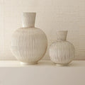 GLOBAL VIEWS FURROW SPHERE VASE - Decorative Accents