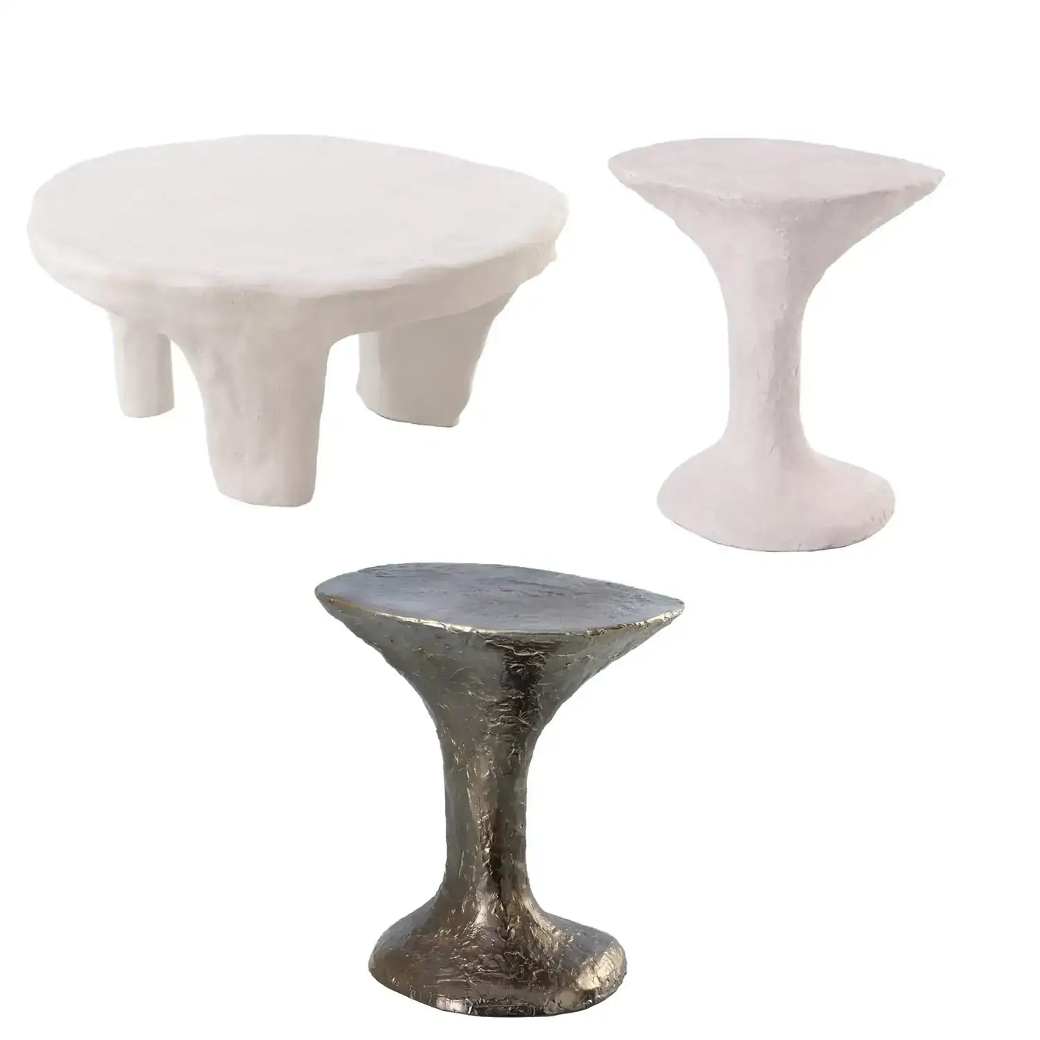 GLOBAL VIEWS PRIMITIVE ACCENT TABLE - Side
