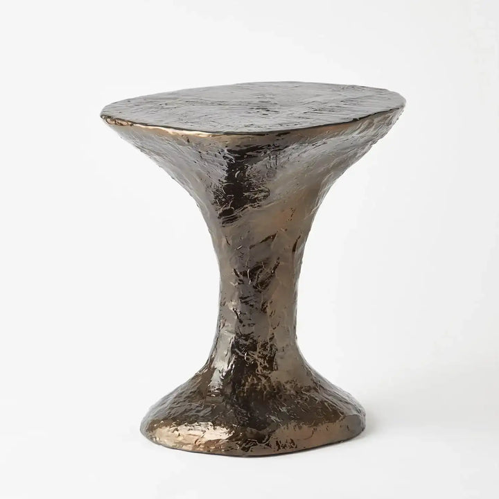 GLOBAL VIEWS PRIMITIVE ACCENT TABLE - Side