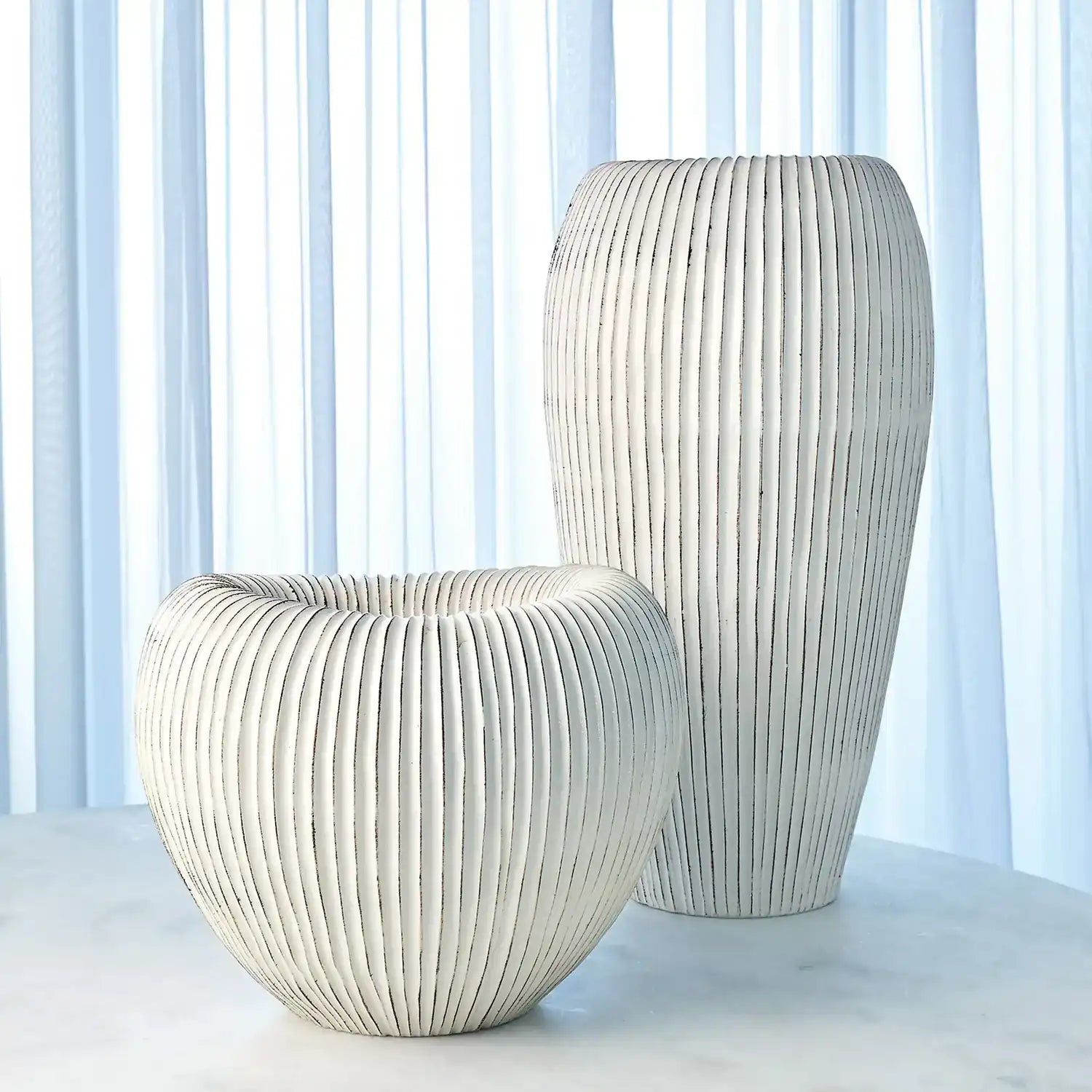 GLOBAL VIEWS BALEEN VASE - Decorative Accents