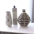 GLOBAL VIEWS INTERLOCK ROUND VASE - Decorative Accents