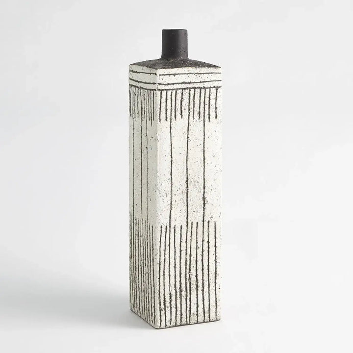 GLOBAL VIEWS GRAFFITI SQUARE VASE - Decorative Accents