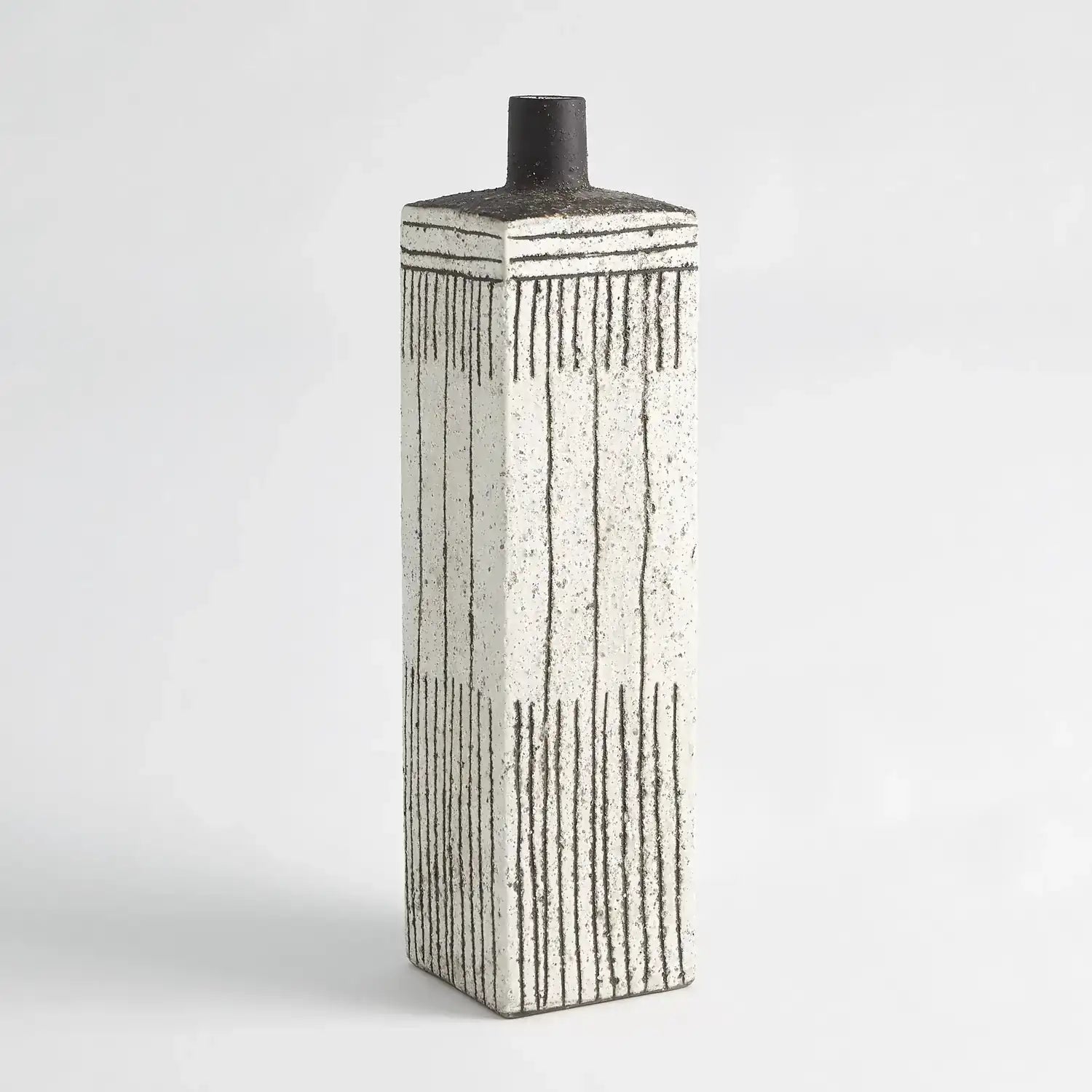 GLOBAL VIEWS GRAFFITI SQUARE VASE - Decorative Accents