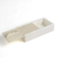 GLOBAL VIEWS ALABASTER RECTANGLE BOX W/ROCK FINIAL - Decorative Accents
